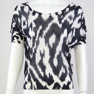 LOFT Ikat Print knit top